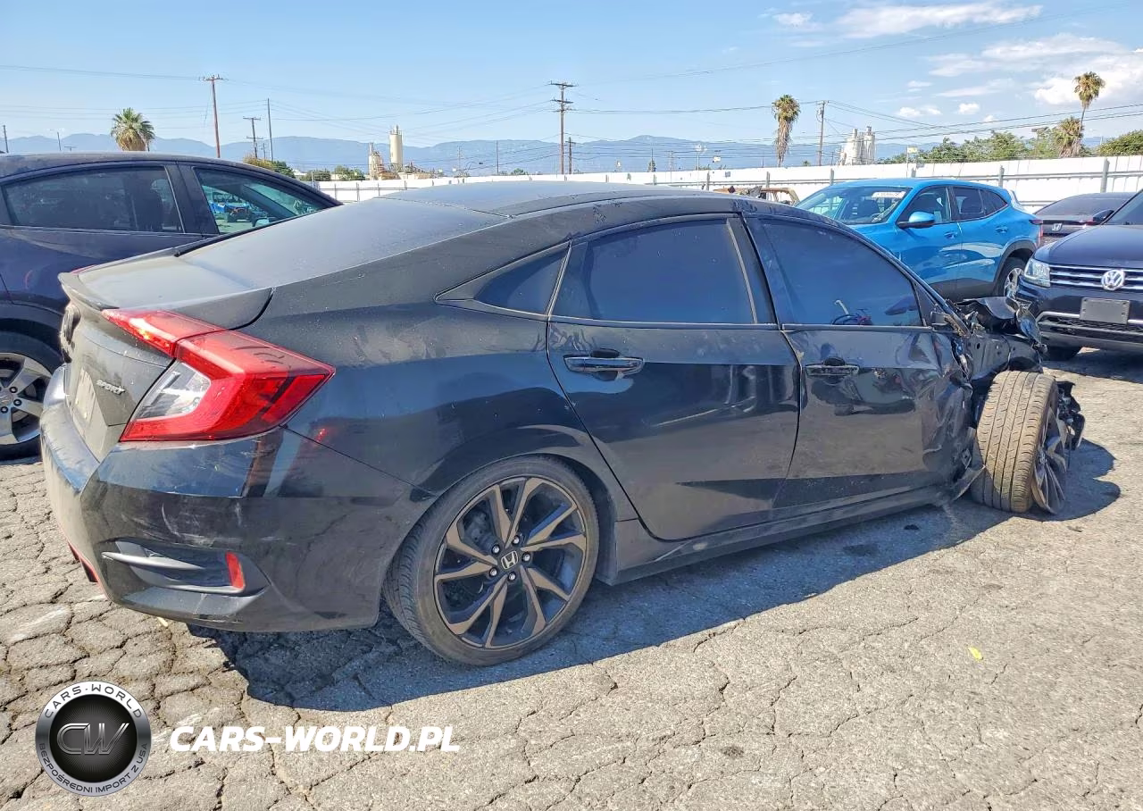 2020 Honda Civic Sport VIN:19XFC2F86LE205666 - 3