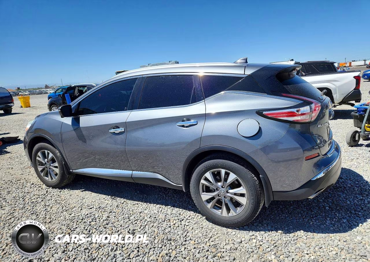 2017 Nissan Murano Sl VIN:5N1AZ2MH0HN184100 - 2