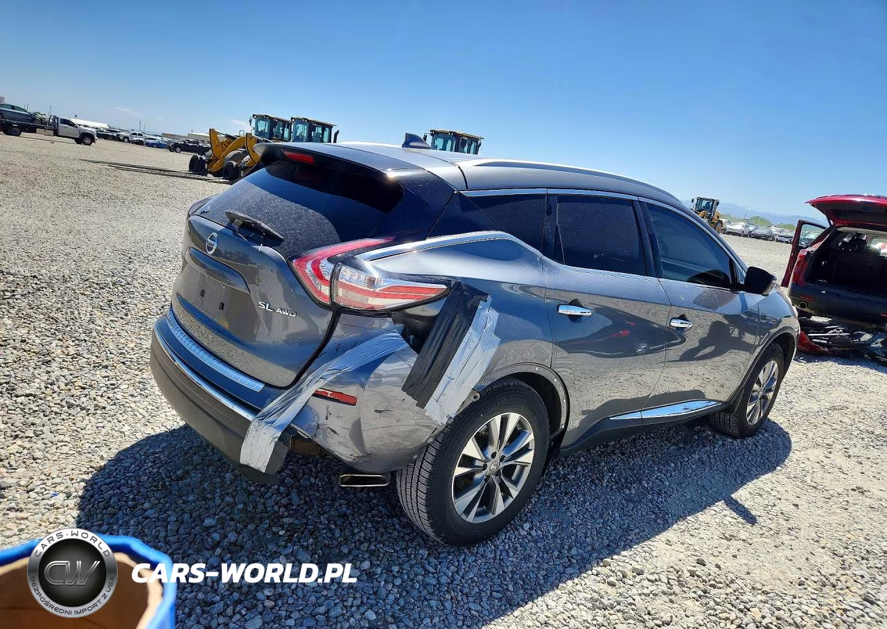 2017 Nissan Murano Sl VIN:5N1AZ2MH0HN184100 - 3