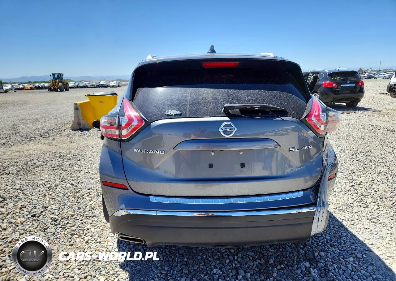 2017 Nissan Murano Sl VIN:5N1AZ2MH0HN184100 - 6