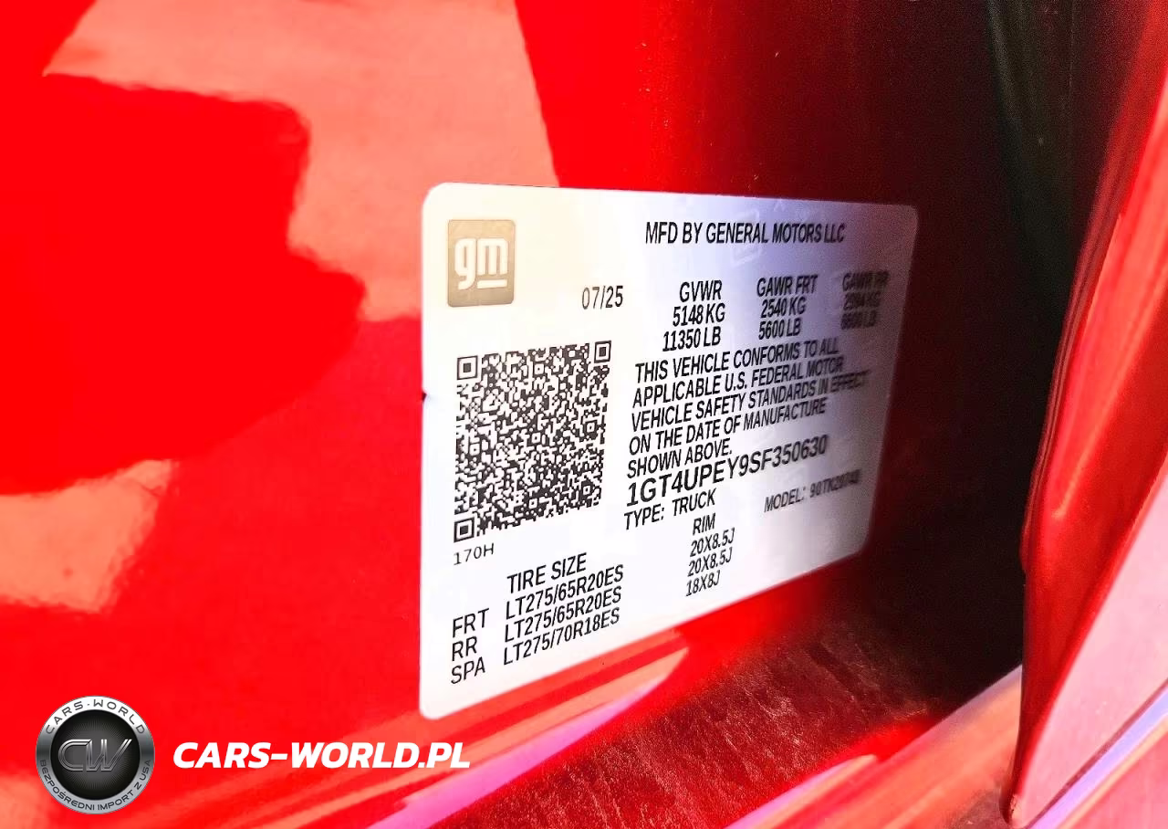 2025 GMC Sierra K2500 At4 VIN:1GT4UPEY9SF350630 - 12