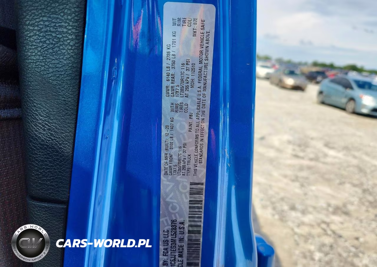 2021 Jeep Gladiator Mojave VIN:1C6JJTEG3ML528376 - 12