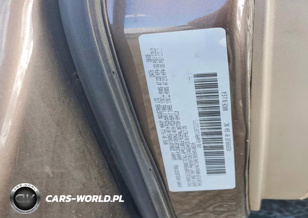 2009 Subaru Outback 2.5I VIN:4S4BP61C597323976 - 12