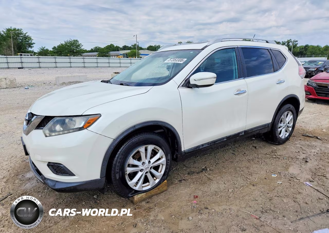 2015 Nissan Rogue Sv VIN:5N1AT2MV6FC801225 - 1