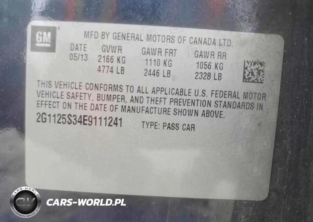 2014 Chevrolet Impala Lt VIN:2G1125S34E9111241 - 12