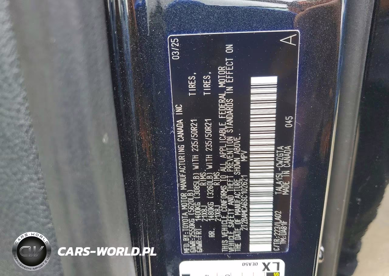 2025 Lexus Rx 350 Luxury VIN:2T2BAMCA6SC102621 - 13