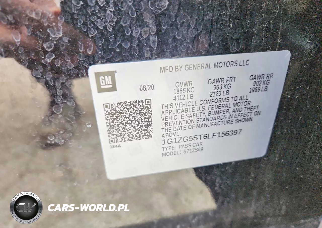 2020 Chevrolet Malibu Rs VIN:1G1ZG5ST6LF156397 - 13