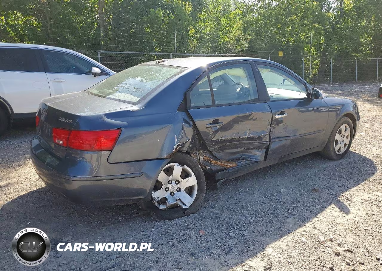2009 Hyundai Sonata Gls VIN:5NPET46C89H498308 - 3