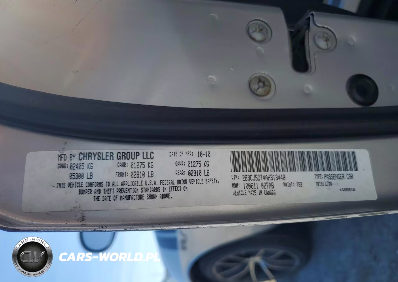 2010 Dodge Challenger R-T VIN:2B3CJ5DT4AH313448 - 12