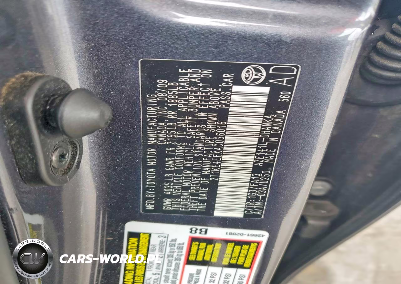 2010 Toyota Corolla Matrix S VIN:2T1KE4EEXAC036016 - 12