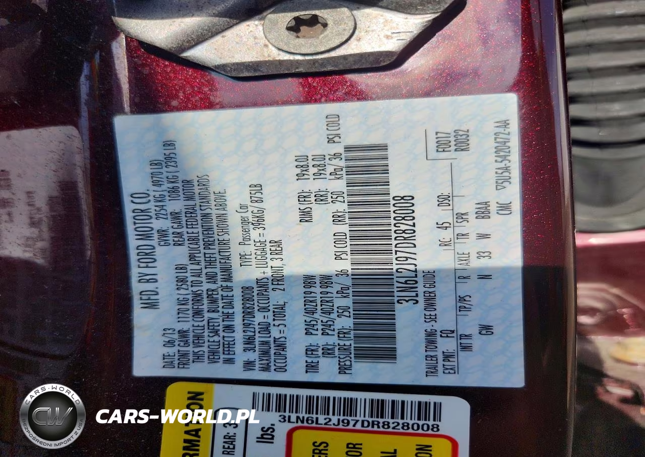 2013 Lincoln Mkz VIN:3LN6L2J97DR828008 - 12