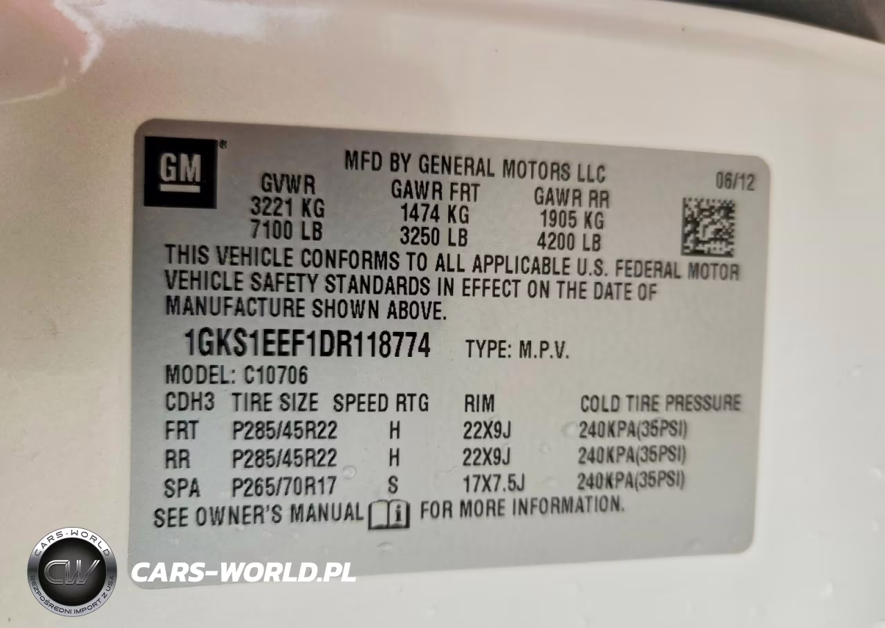 2013 GMC Yukon Denali VIN:1GKS1EEF1DR118774 - 13