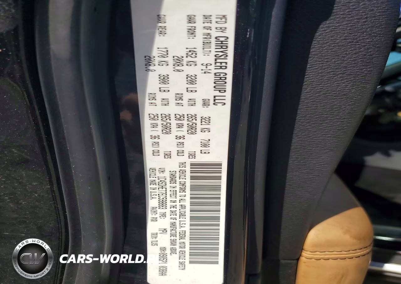 2014 Dodge Durango Citadel VIN:1C4SDHET7EC598883 - 13