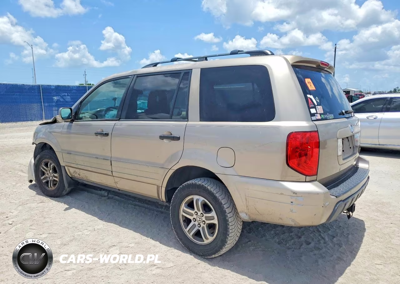 2004 Honda Pilot Exl VIN:2HKYF18614H618453 - 2