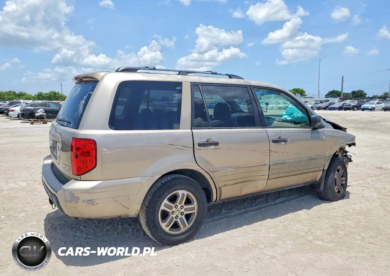 2004 Honda Pilot Exl VIN:2HKYF18614H618453 - 3