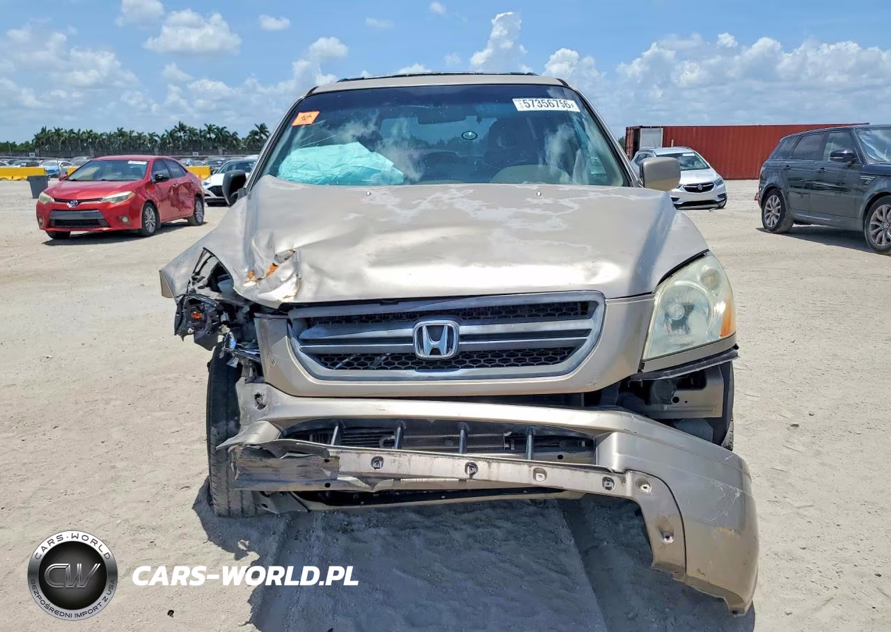 2004 Honda Pilot Exl VIN:2HKYF18614H618453 - 5