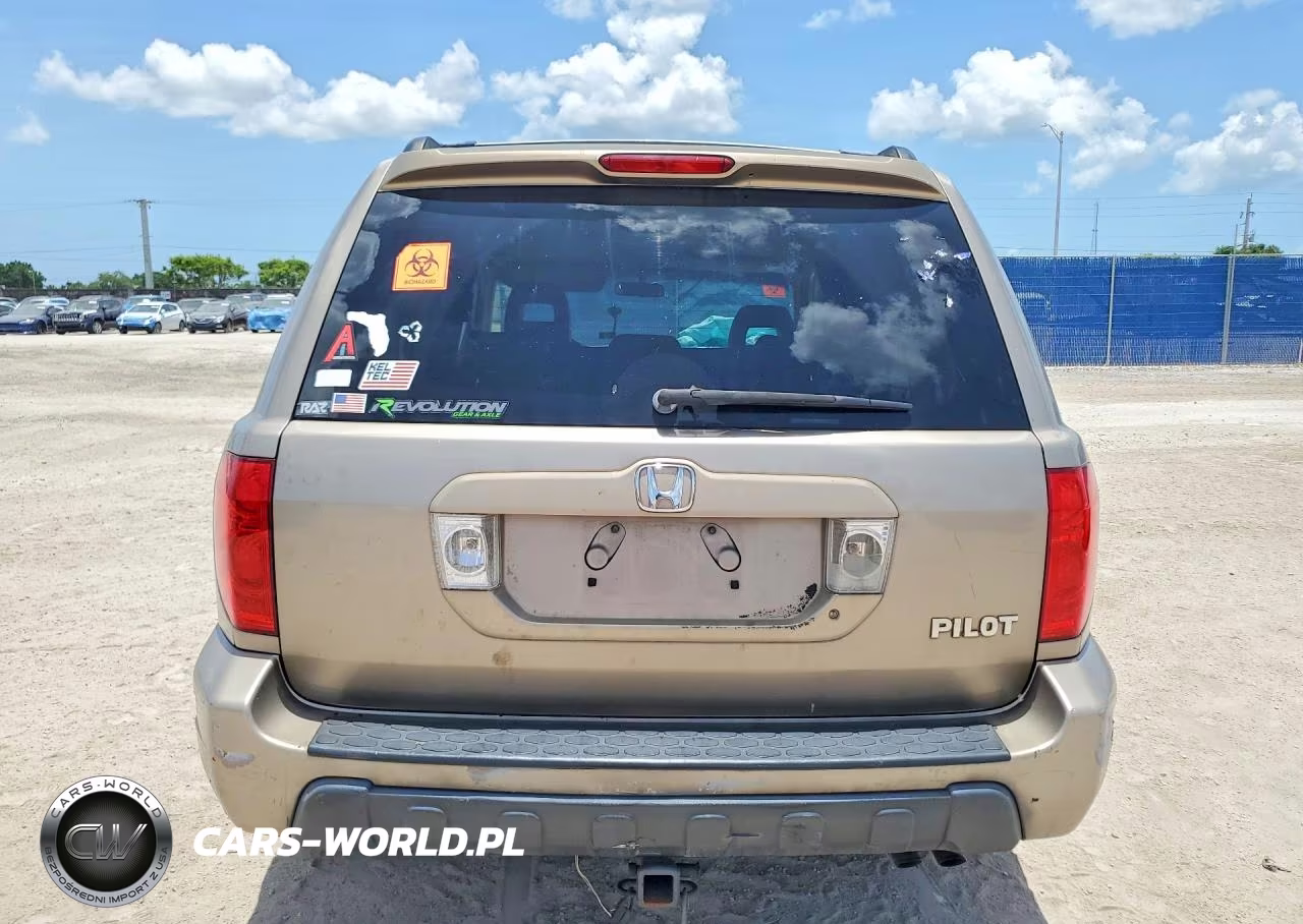 2004 Honda Pilot Exl VIN:2HKYF18614H618453 - 6