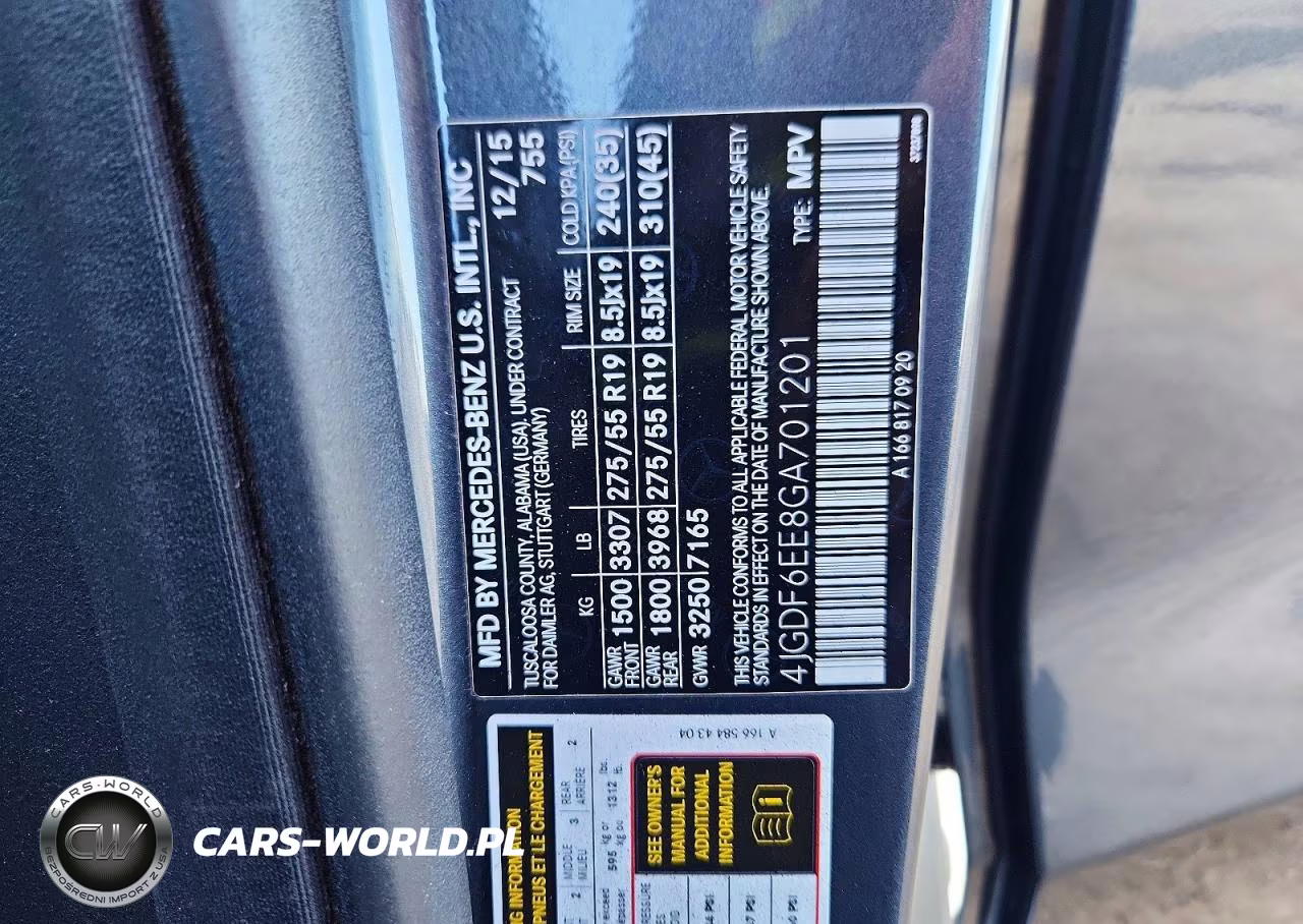 2016 Mercedes-Benz Gl 450 4Matic VIN:4JGDF6EE8GA701201 - 14