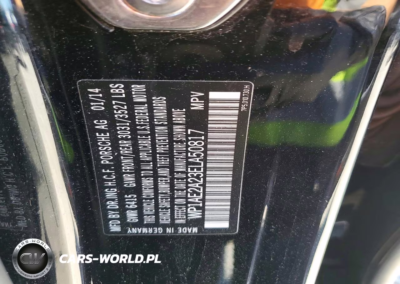 2014 Porsche Cayenne S Hybrid VIN:WP1AE2A23ELA50817 - 13