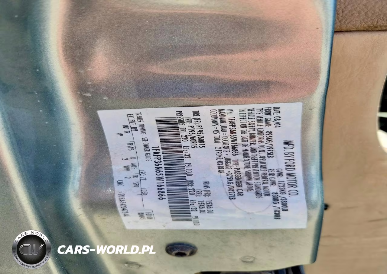 2005 Ford Focus Zxw VIN:1FAFP36N65W166866 - 12
