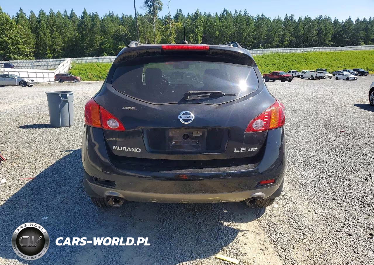 2009 Nissan Murano S-Sl-Le VIN:JN8AZ18WX9W125076 - 6