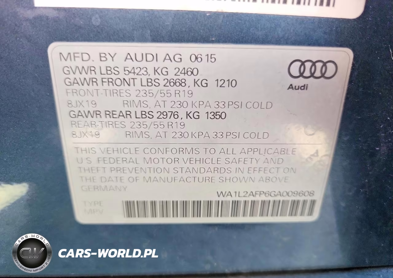 2016 Audi Q5 Premium Plus VIN:WA1L2AFP6GA009608 - 12