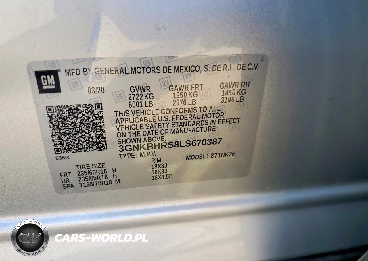 2020 Chevrolet Blazer 2Lt VIN:3GNKBHRS8LS670387 - 13