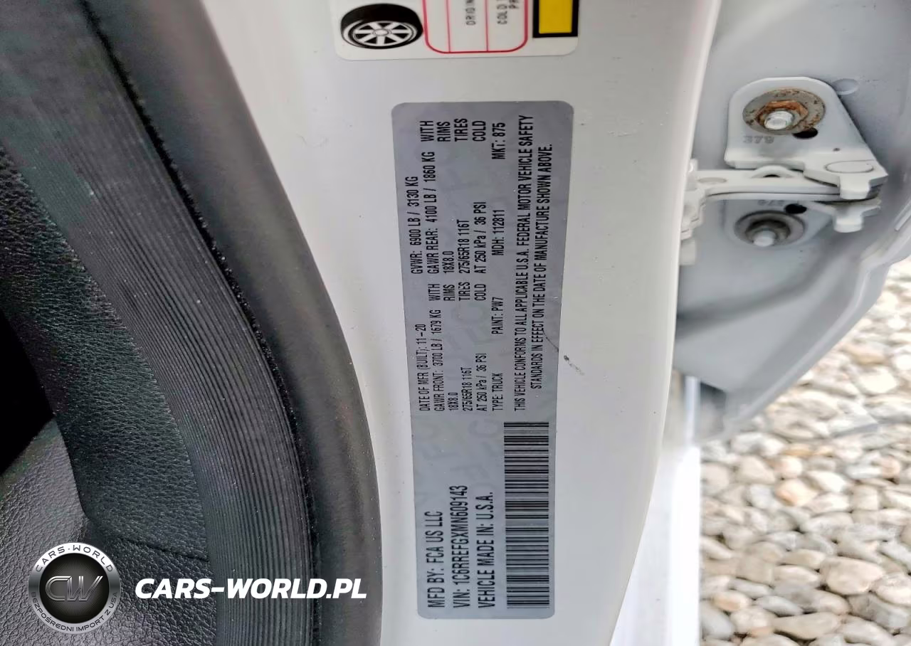 2021 Ram 1500 Big Horn VIN:1C6RREFGXMN609143 - 12