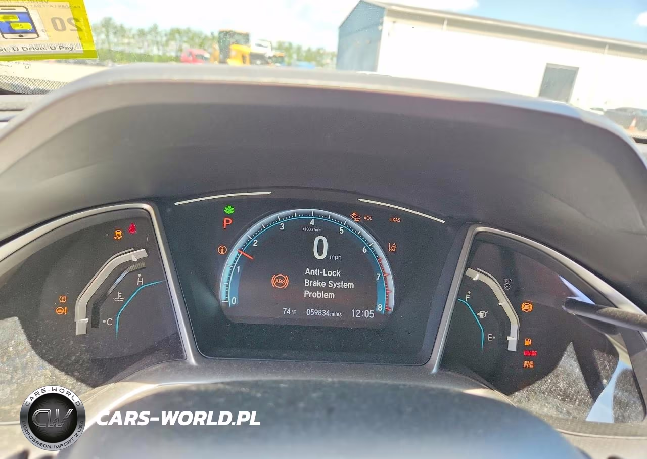 2019 Honda Civic Ex VIN:JHMFC1F32KX008733 - 9