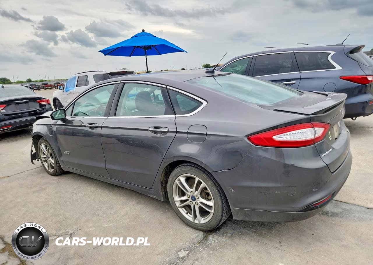 2016 Ford Fusion Titanium Phev VIN:3FA6P0SU5GR116171 - 2