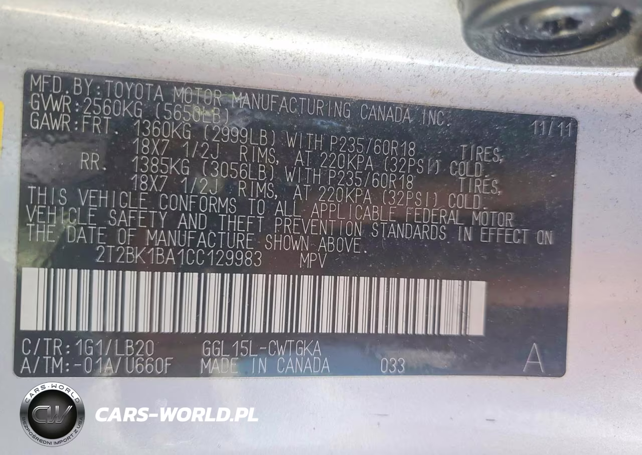 2012 Lexus Rx 350 VIN:2T2BK1BA1CC129983 - 14