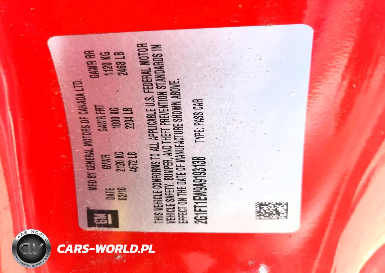 2010 Chevrolet Camaro Ss VIN:2G1FT1EW9A9193138 - 12
