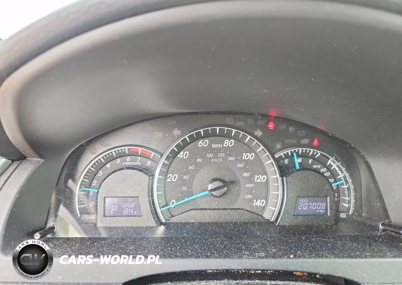 2012 Toyota Camry Xle V6 VIN:4T1BK1FK2CU007235 - 9
