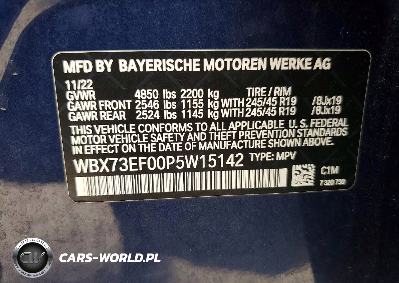 2023 BMW X1 xDrive28I VIN:WBX73EF00P5W15142 - 13
