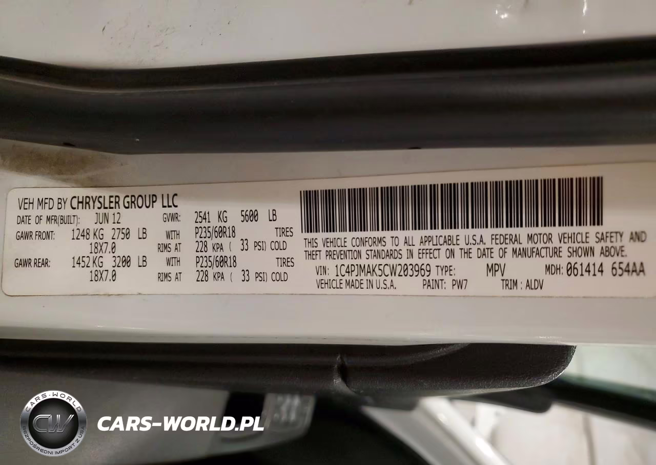 2012 Jeep Liberty Sport VIN:1C4PJMAK5CW203969 - 13