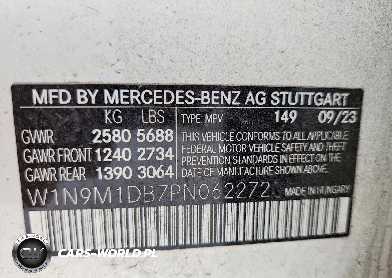 2023 Mercedes-Benz Eqb 350 4Matic VIN:W1N9M1DB7PN062272 - 13