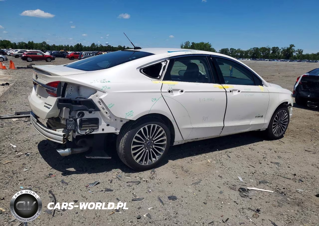2017 Ford Fusion Titanium Hev VIN:3FA6P0RU3HR161794 - 3