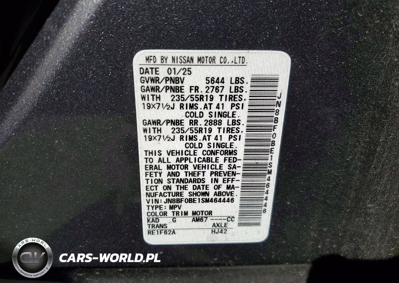 2025 Nissan Ariya Evolve+ VIN:JN8BF0BE1SM464446 - 13