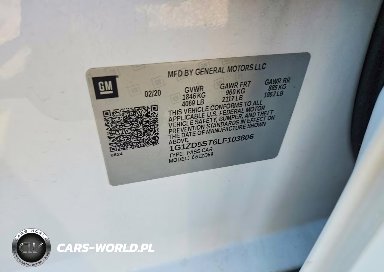 2020 Chevrolet Malibu Lt VIN:1G1ZD5ST6LF103806 - 12