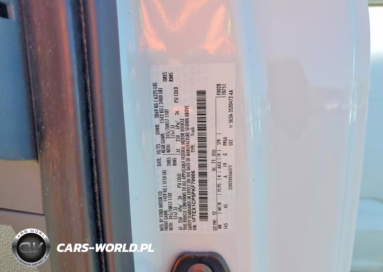 2023 Ford F150 Super Cab VIN:1FTEX1CP5PKF79906 - 13