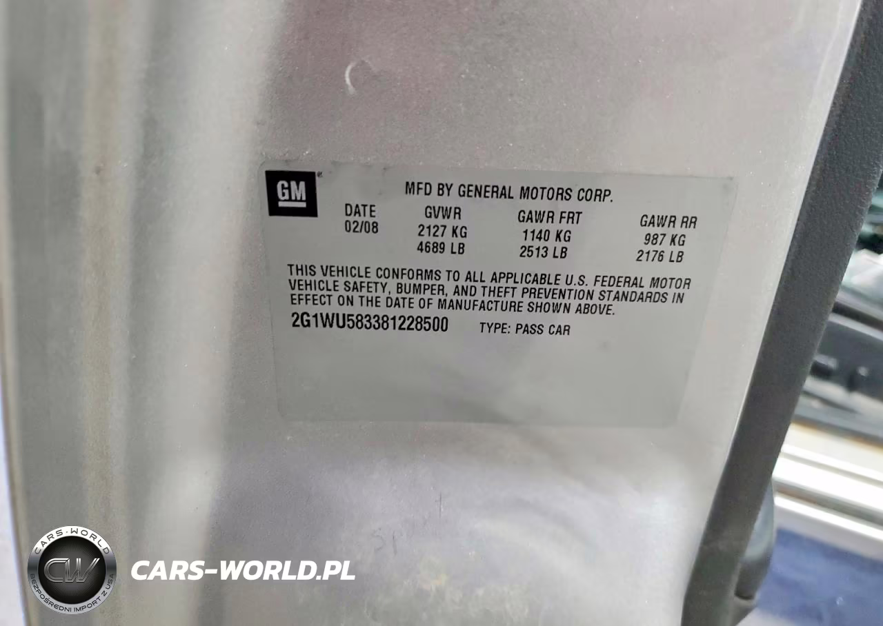 2008 Chevrolet Impala Ltz VIN:2G1WU583381228500 - 12