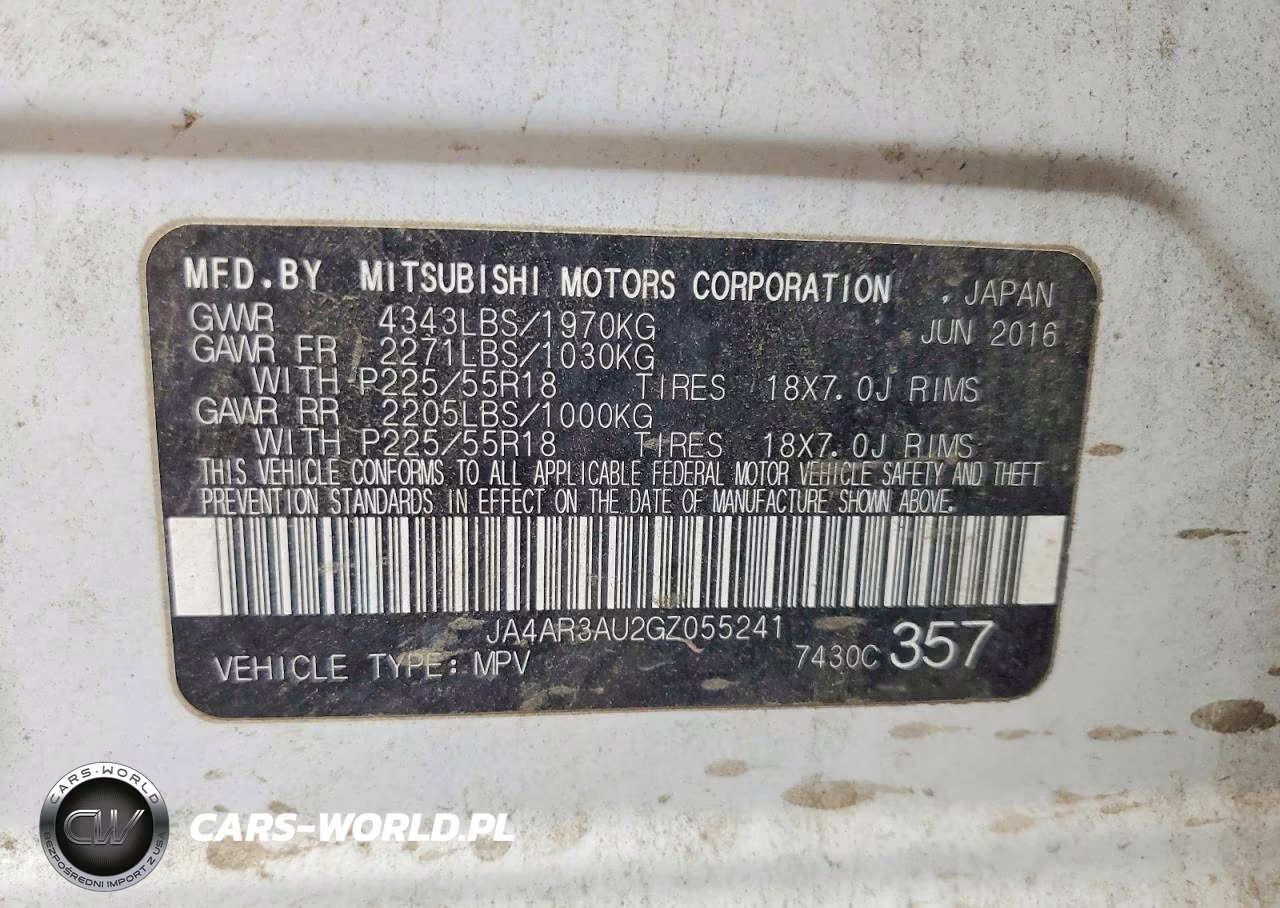 2016 Mitsubishi Outlander Sport Es VIN:JA4AR3AU2GZ055241 - 13