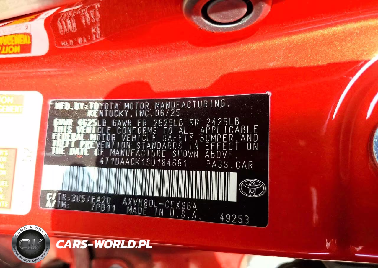 2025 Toyota Camry Se VIN:4T1DAACK1SU184681 - 12
