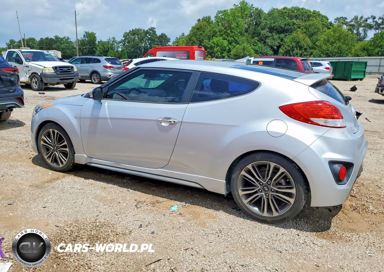 2016 Hyundai Veloster Turbo VIN:KMHTC6AE5GU263455 - 2