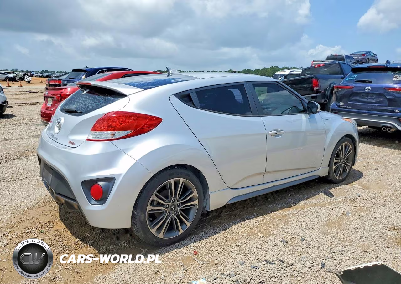2016 Hyundai Veloster Turbo VIN:KMHTC6AE5GU263455 - 3