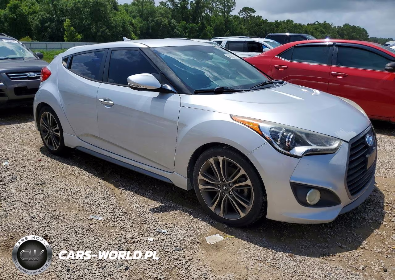2016 Hyundai Veloster Turbo VIN:KMHTC6AE5GU263455 - 4