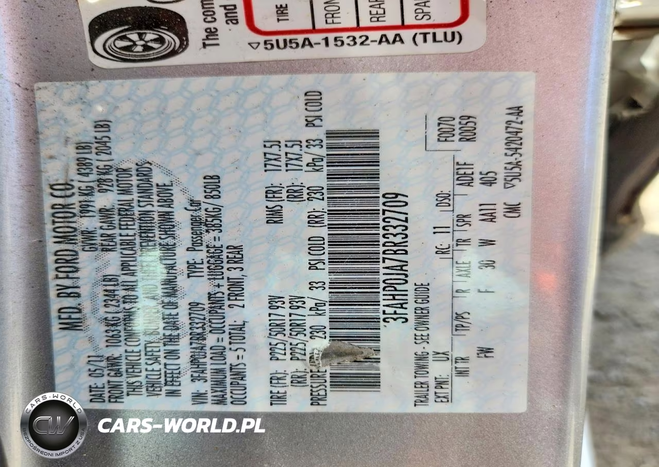 2011 Ford Fusion Sel VIN:3FAHP0JA7BR332709 - 12