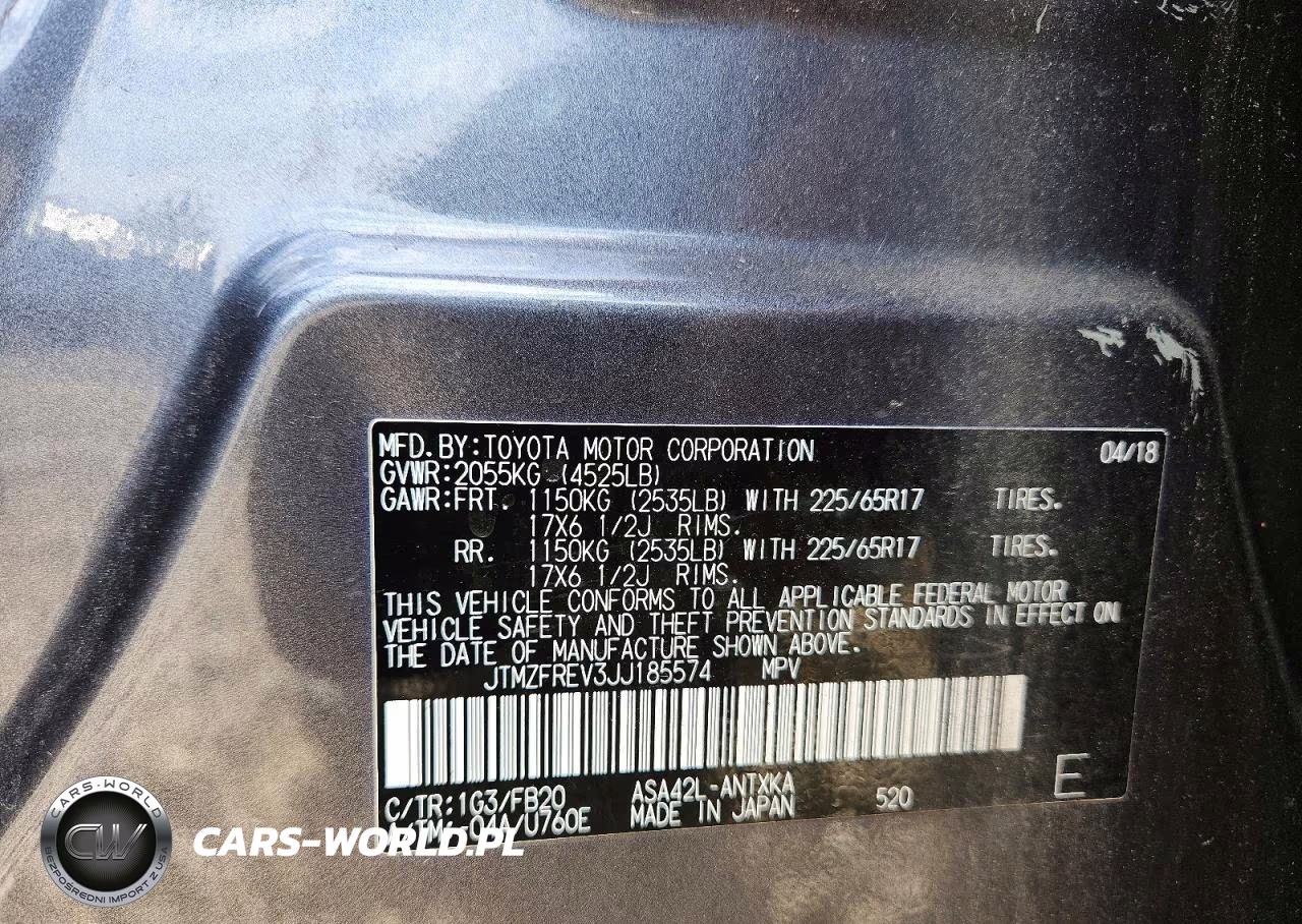 2018 Toyota Rav4 Le VIN:JTMZFREV3JJ185574 - 13