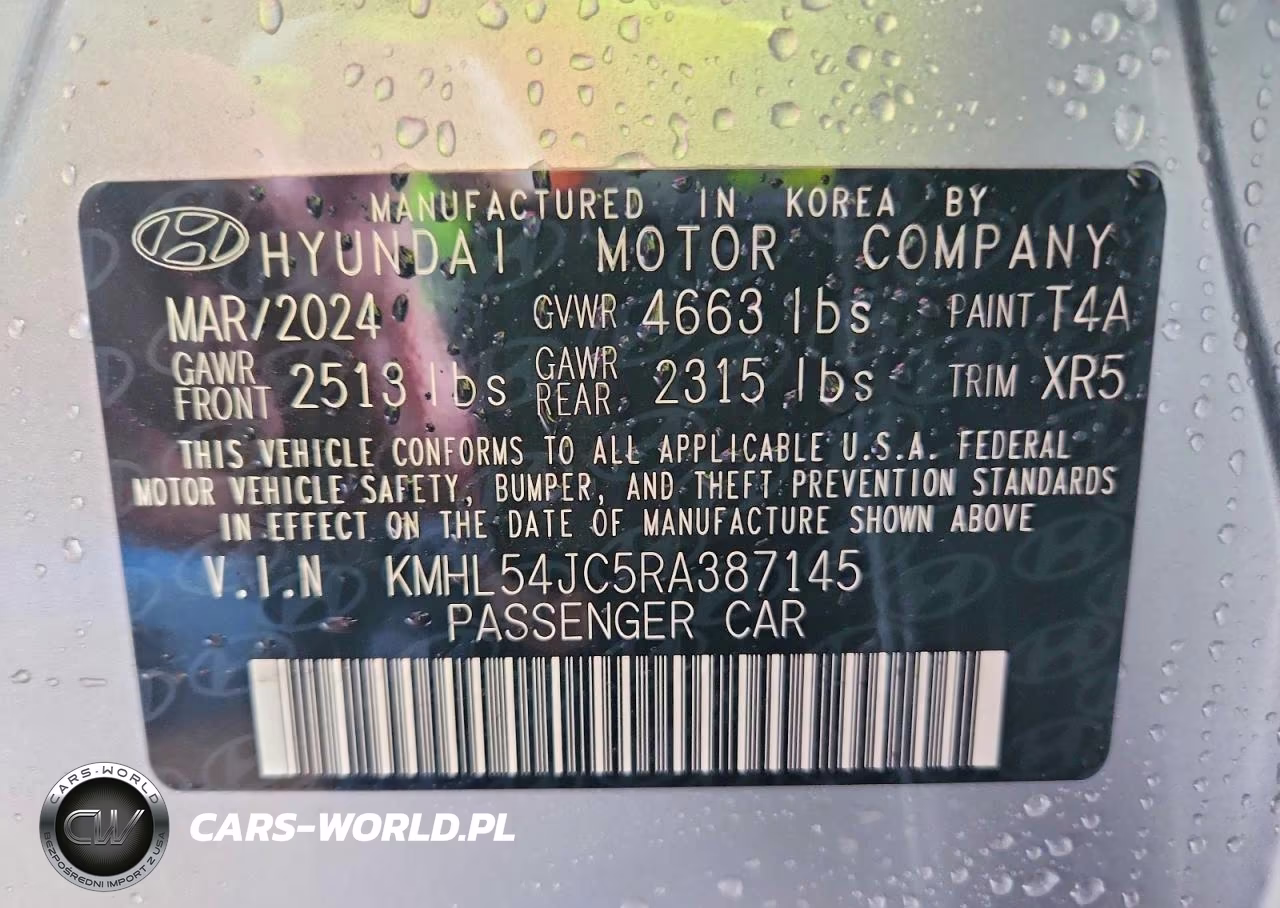 2024 Hyundai Sonata N Line VIN:KMHL54JC5RA387145 - 13