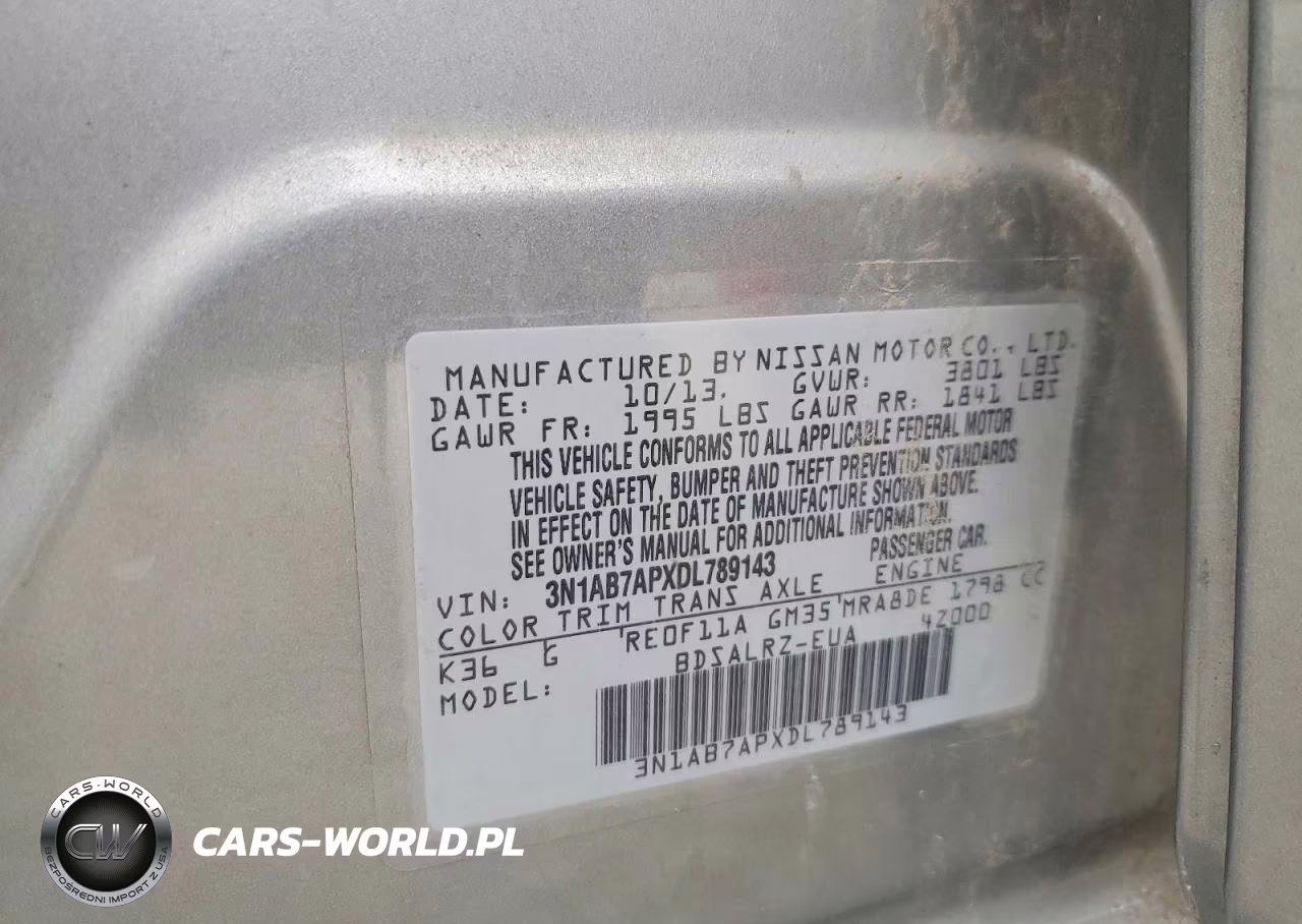 2013 Nissan Sentra S VIN:3N1AB7APXDL789143 - 12